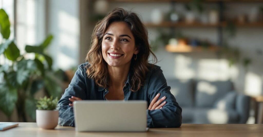 Créer du contenu engageant pour attirer des lecteurs - espace de travail moderne et inspirant
