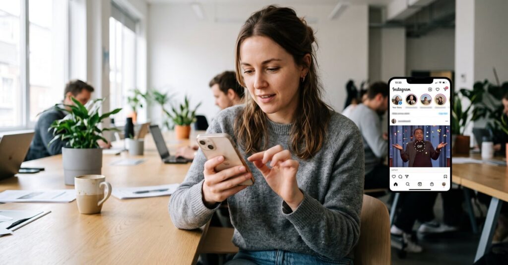 GIFs sur Instagram : stratégie de contenu animé pour booster l'engagement
