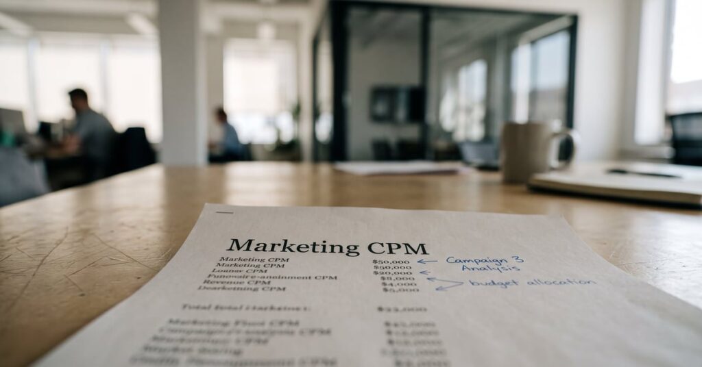 Marketing CPM : stratégie publicitaire et calcul du coût pour mille impressions
